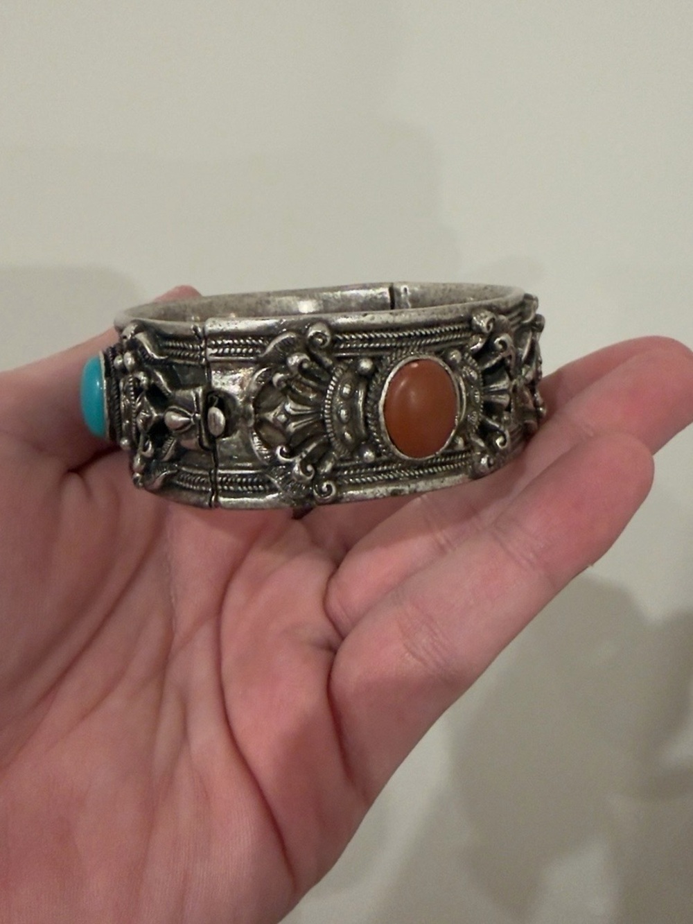 Lucky Brand Stone Cuff Bracelet - Picture 2 of 8